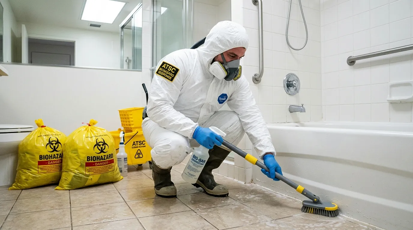 Decontamination equipment deployed for Blood Cleanup in San Clemente